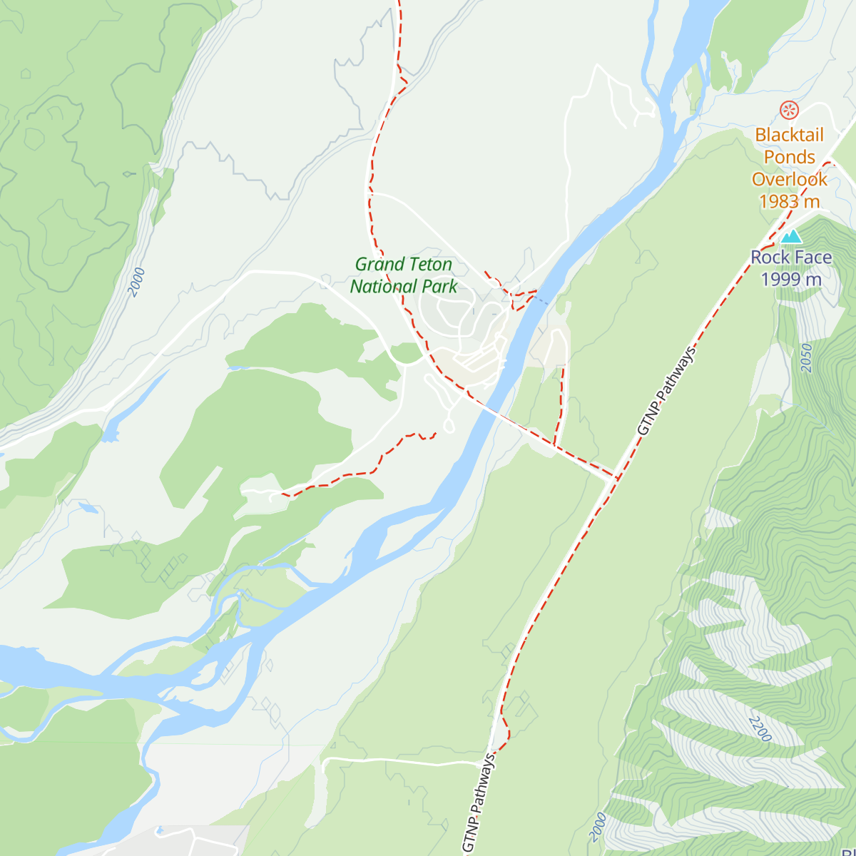 Craig Thomas Discovery and Visitor Center map