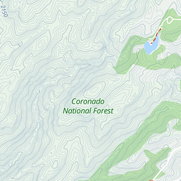 Map of Rose Peak