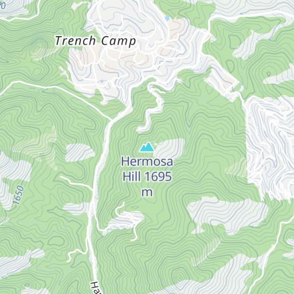 Map of Hermosa Hill