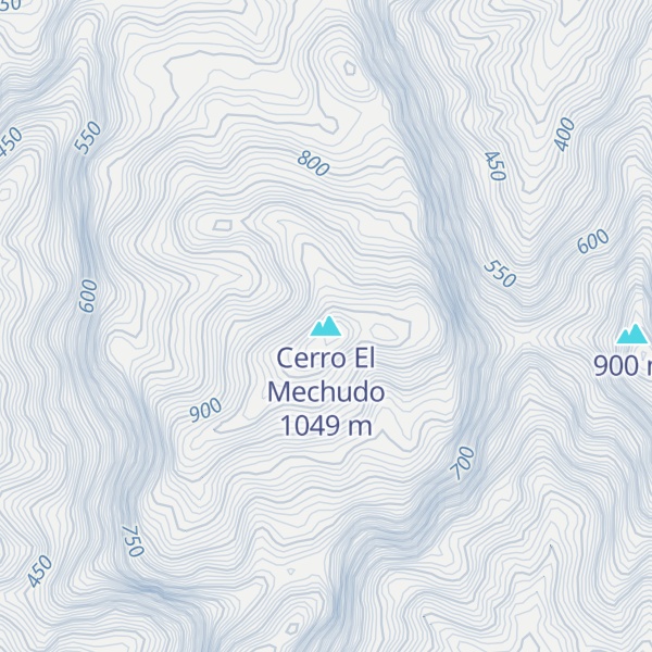 Map of Cerro El Mechudo