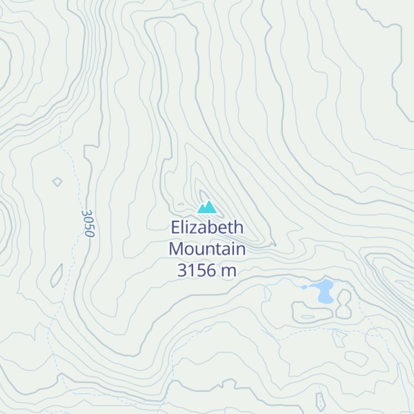 Map of Elizabeth Mountain