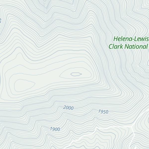 Map of Servoss Mountain
