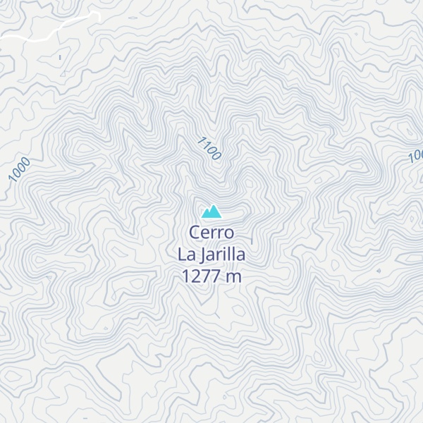 Map of Cerro La Jarilla