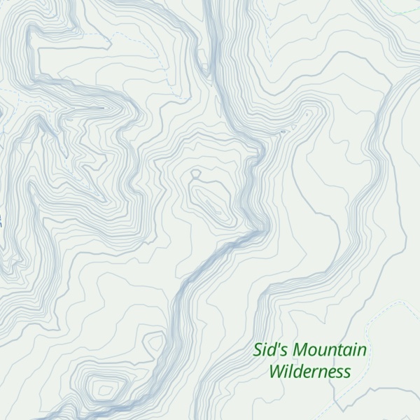 Map of No Mans Mountain