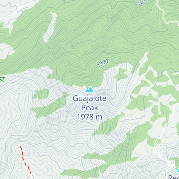 Map of Guajalote Peak