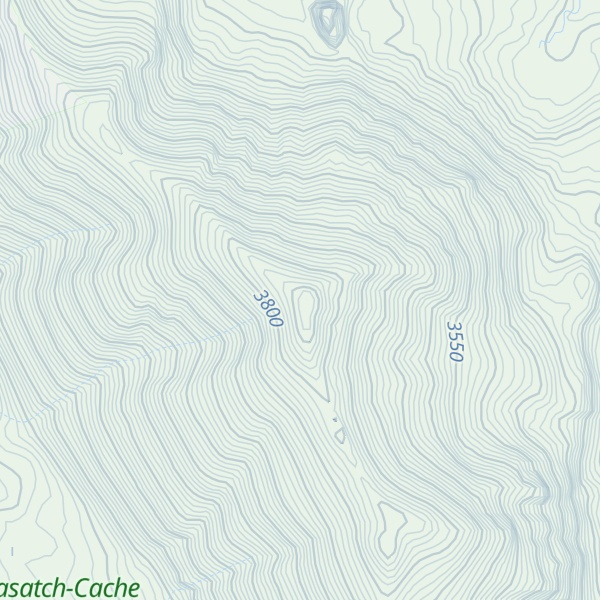 Map of Lamotte Peak