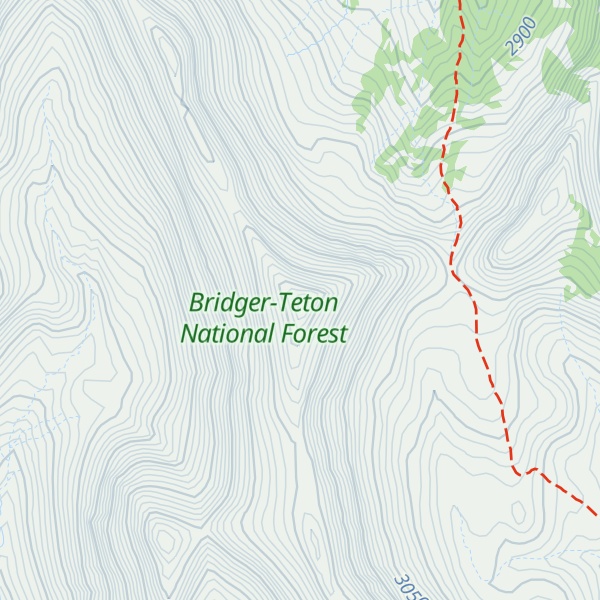 Map of Greysalt Peak
