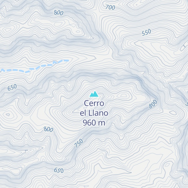 Map of Cerro el Llano