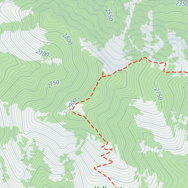 Map of Sepulcher Mountain