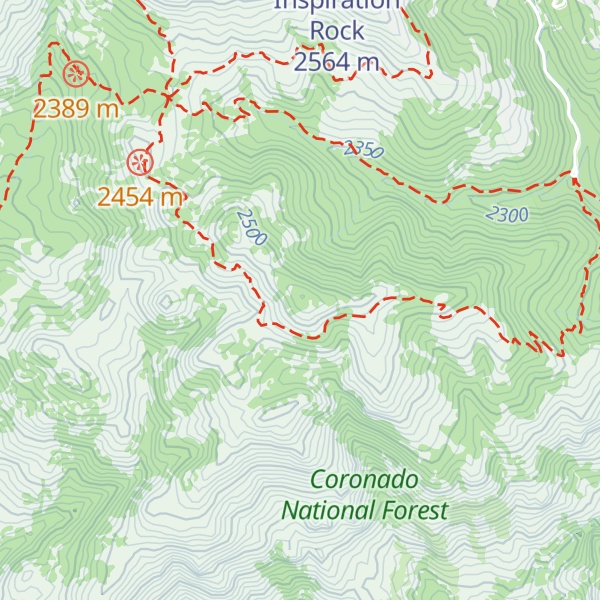 Map of Marshall Peak