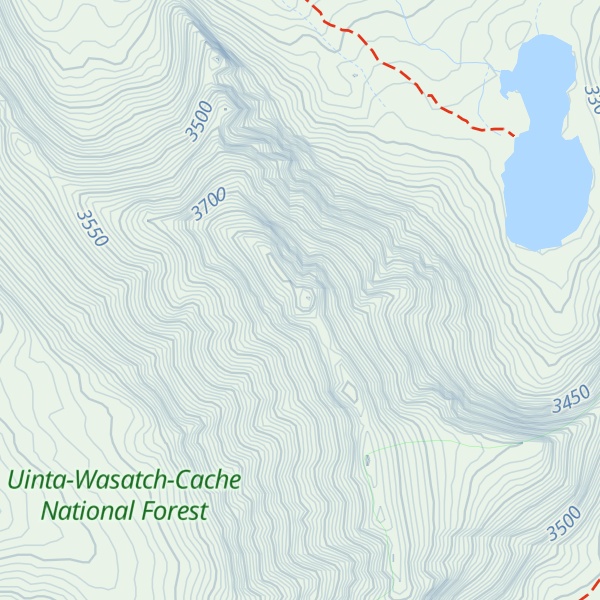 Map of Ostler Peak