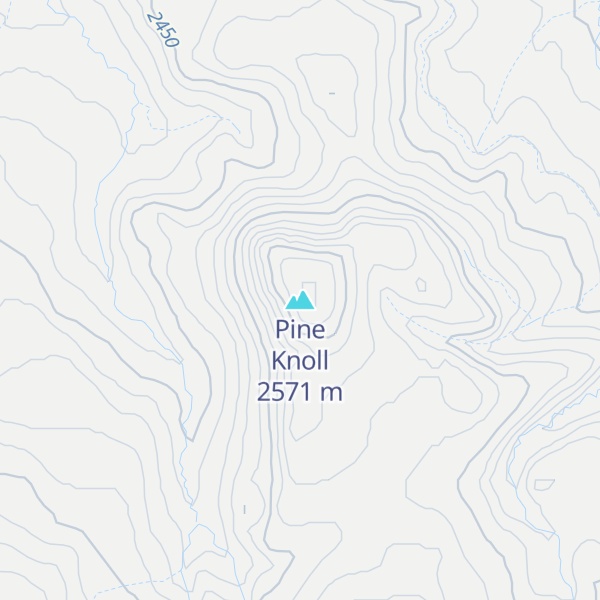 Map of Pine Knoll