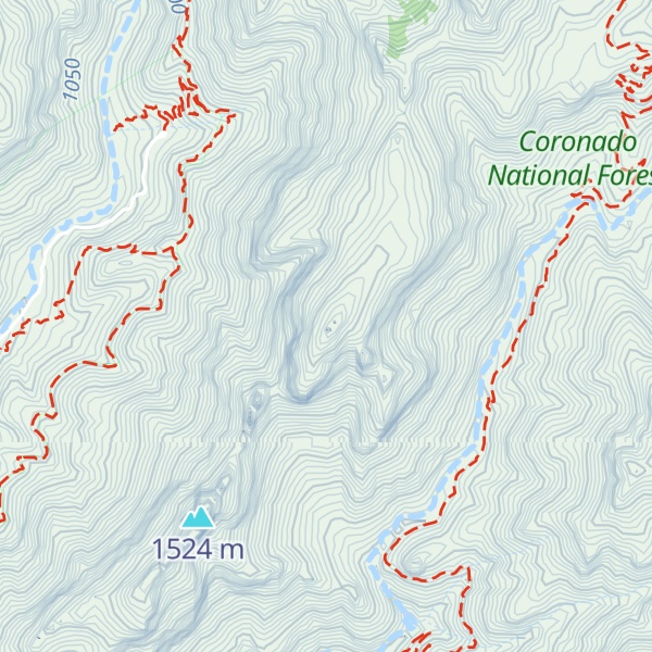 Map of Thimble Peak