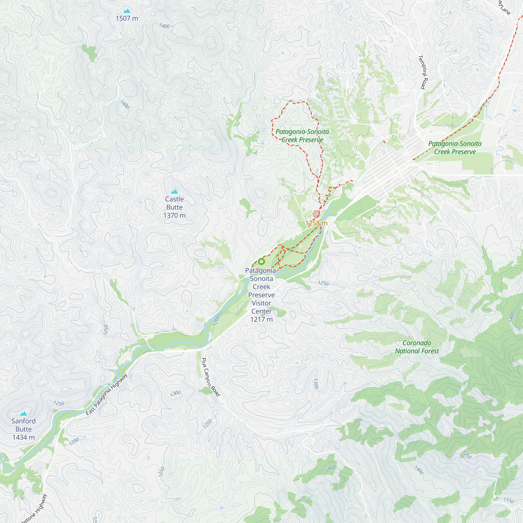 Patagonia-Sonoita Creek Preserve Visitor Center map