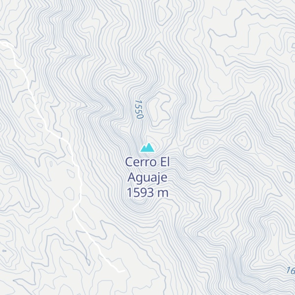 Map of Cerro El Aguaje