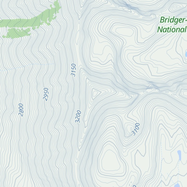 Map of Mount Fitzpatrick