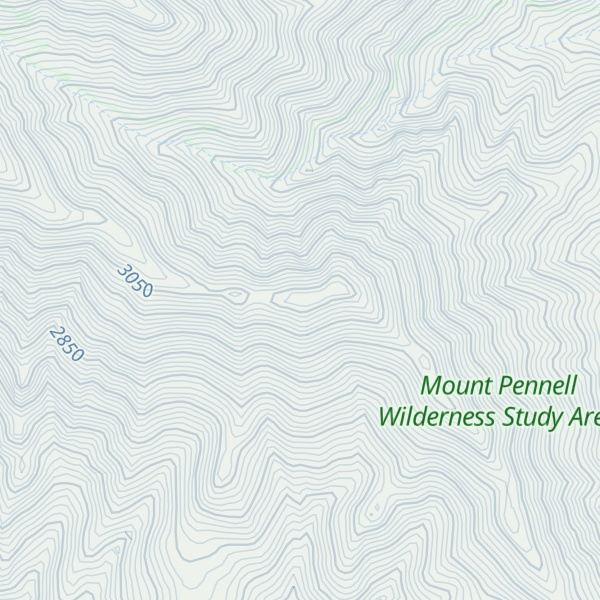 Map of Bulldog Ridge