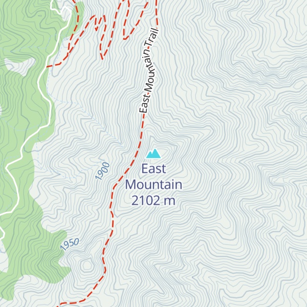 Map of East Mountain