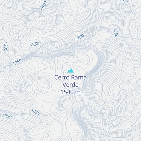 Map of Cerro Rama Verde
