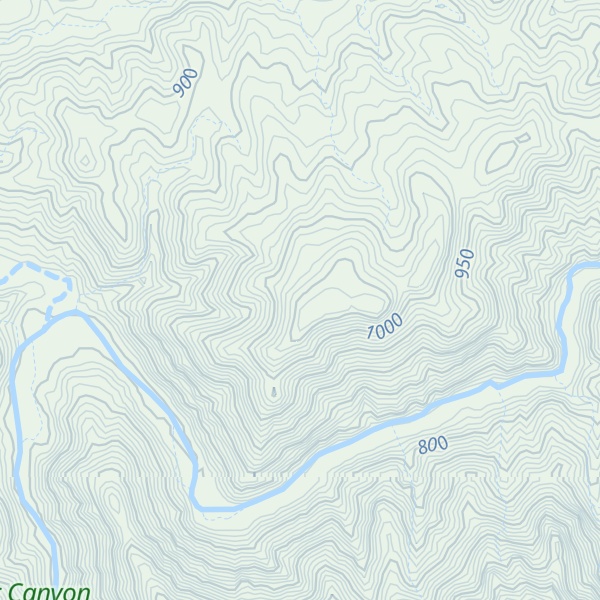 Map of McGee Mountain