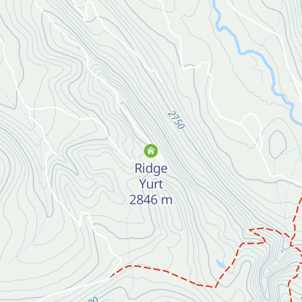 Map of Ridge Yurt
