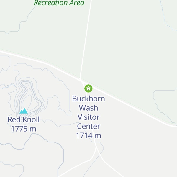 Map of Buckhorn Wash Visitor Center