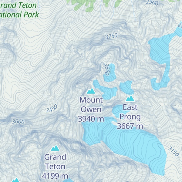 Map of Mount Owen