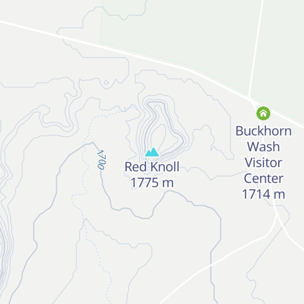 Map of Red Knoll
