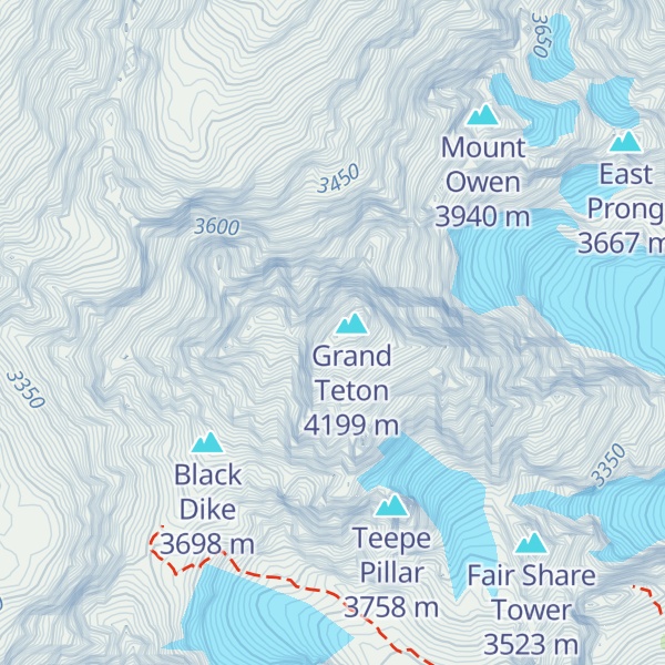 Map of Glencoe Spire