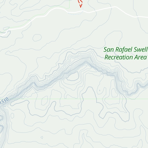 Map of Middle Wild Horse Mesa
