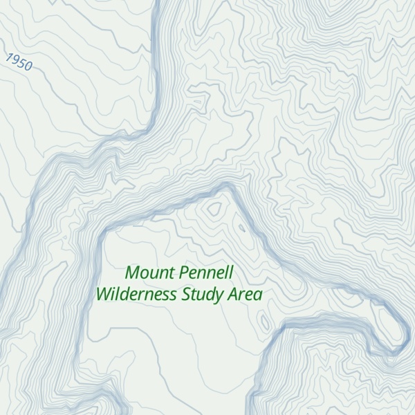 Map of No Man Mesa
