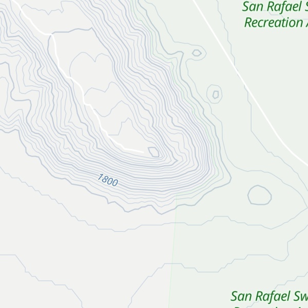 Map of Little Cedar Mountain