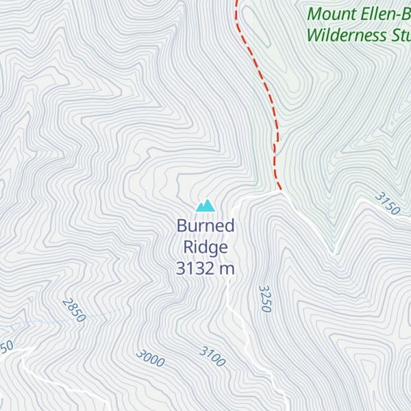 Map of Burned Ridge