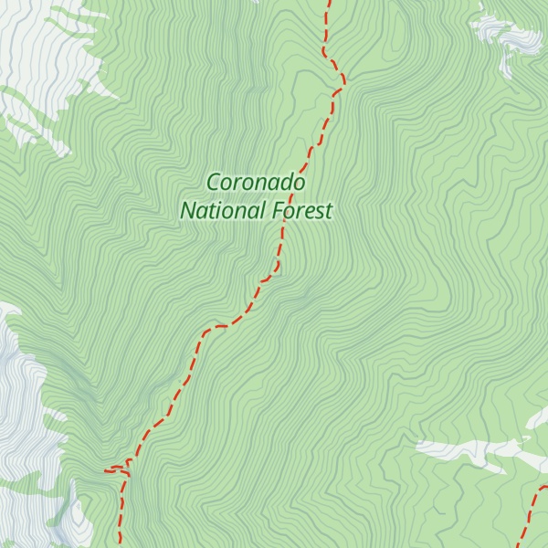 Map of Mule Ears