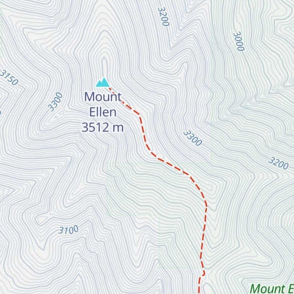 Map of North Summit Ridge