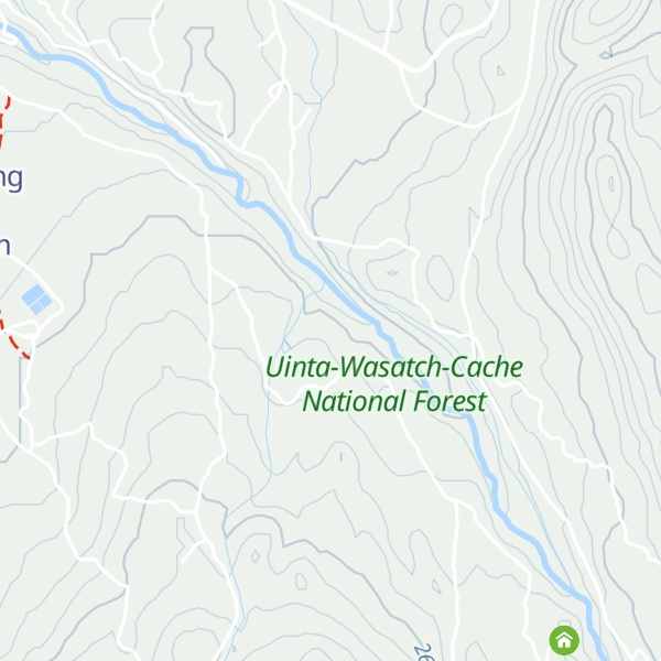 Map of East Fork Yurt