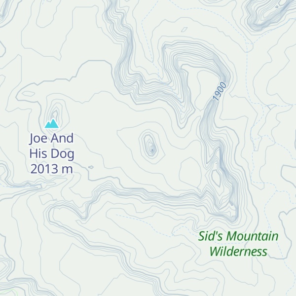 Map of Devil's Monument