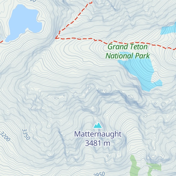 Map of Spalding Peak