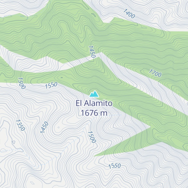 Map of El Alamito