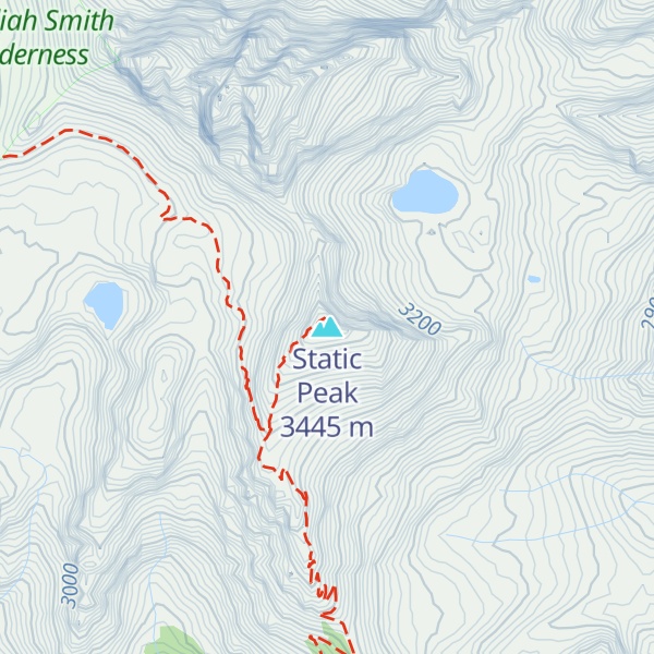 Map of Static Peak