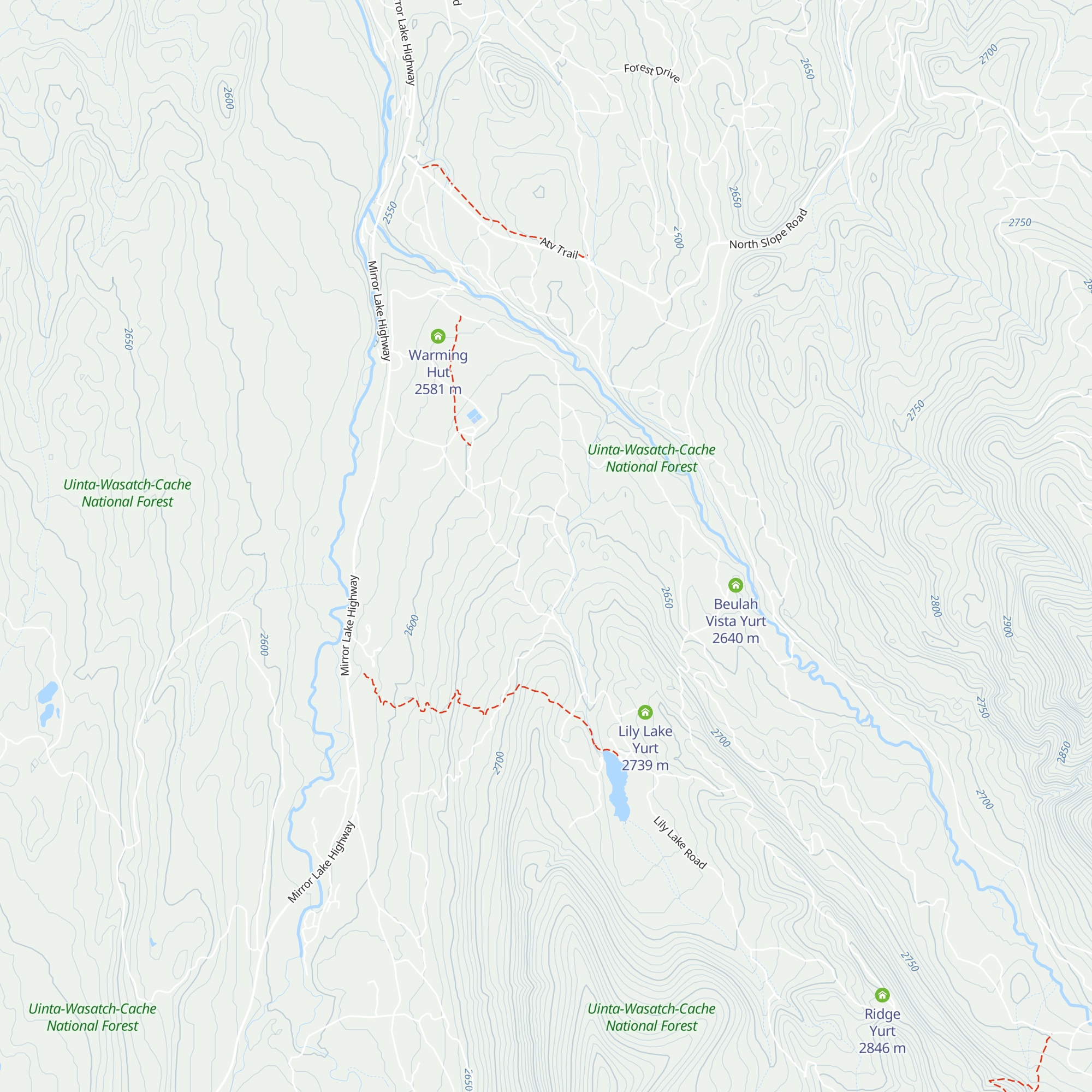 Bear Claw Yurt map
