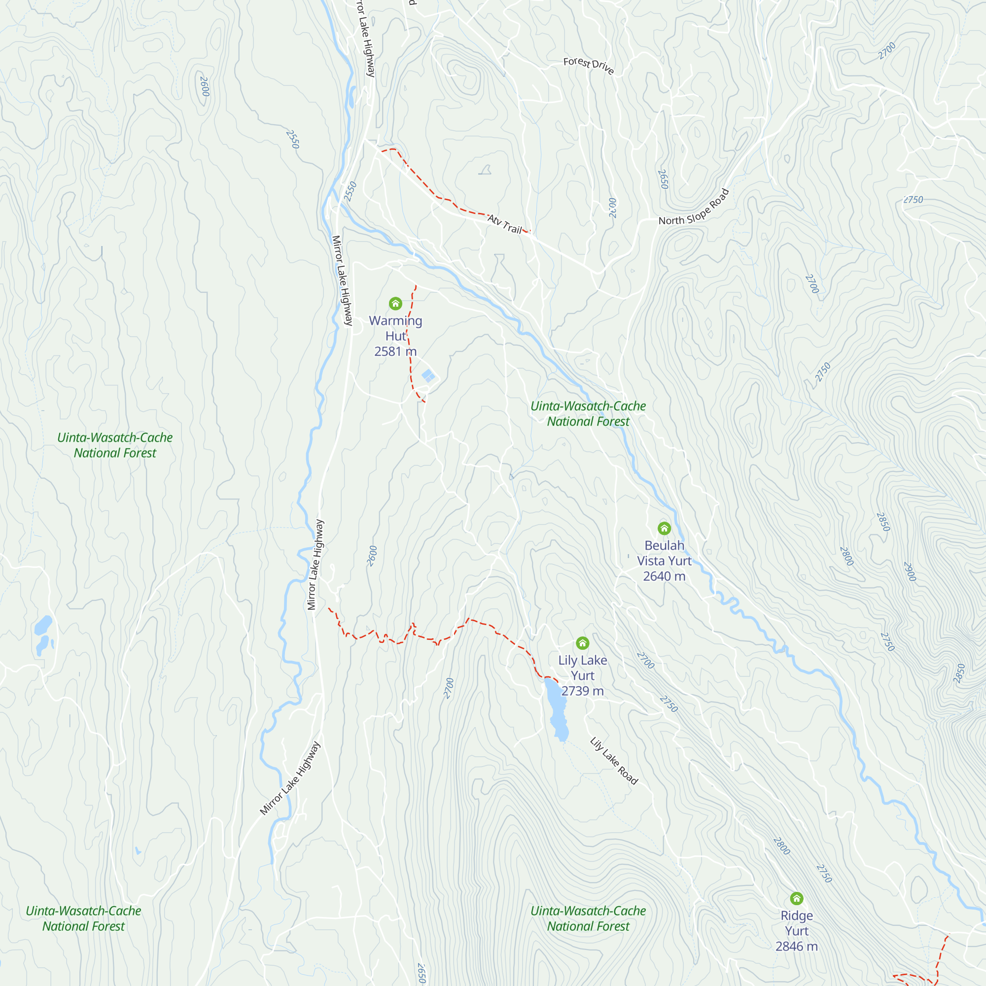 Bear Claw Yurt map
