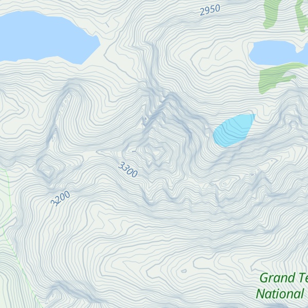 Map of Mount Wister