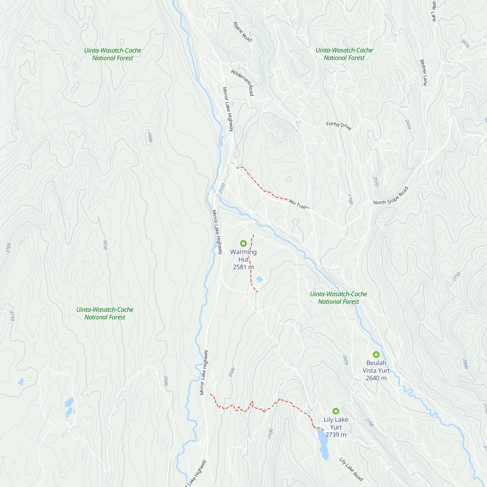Warming Hut map