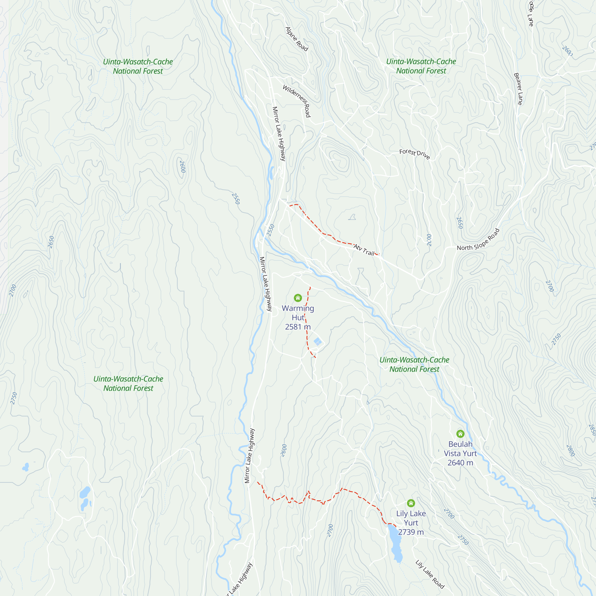 Warming Hut map