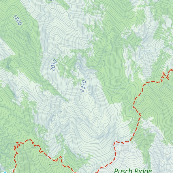 Map of Cathedral Rock