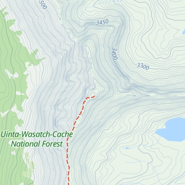 Map of Hayden Peak