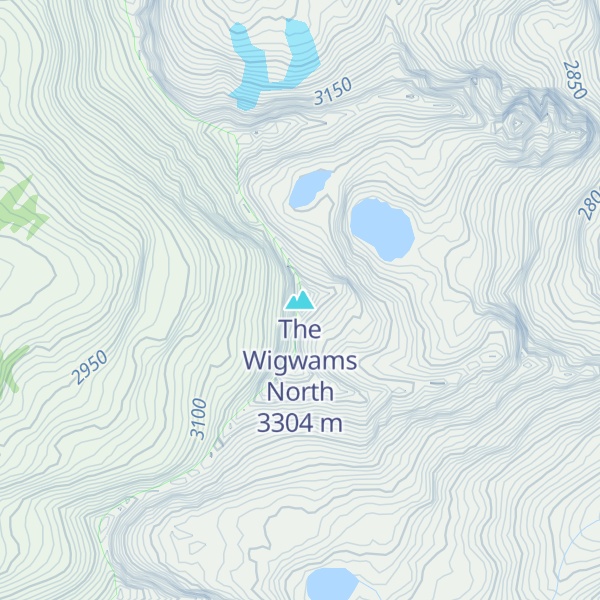 Map of The Wigwams North