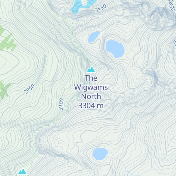 Map of The Wigwams South
