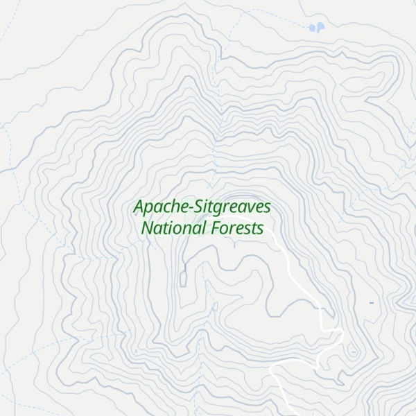 Map of Chevelon Butte